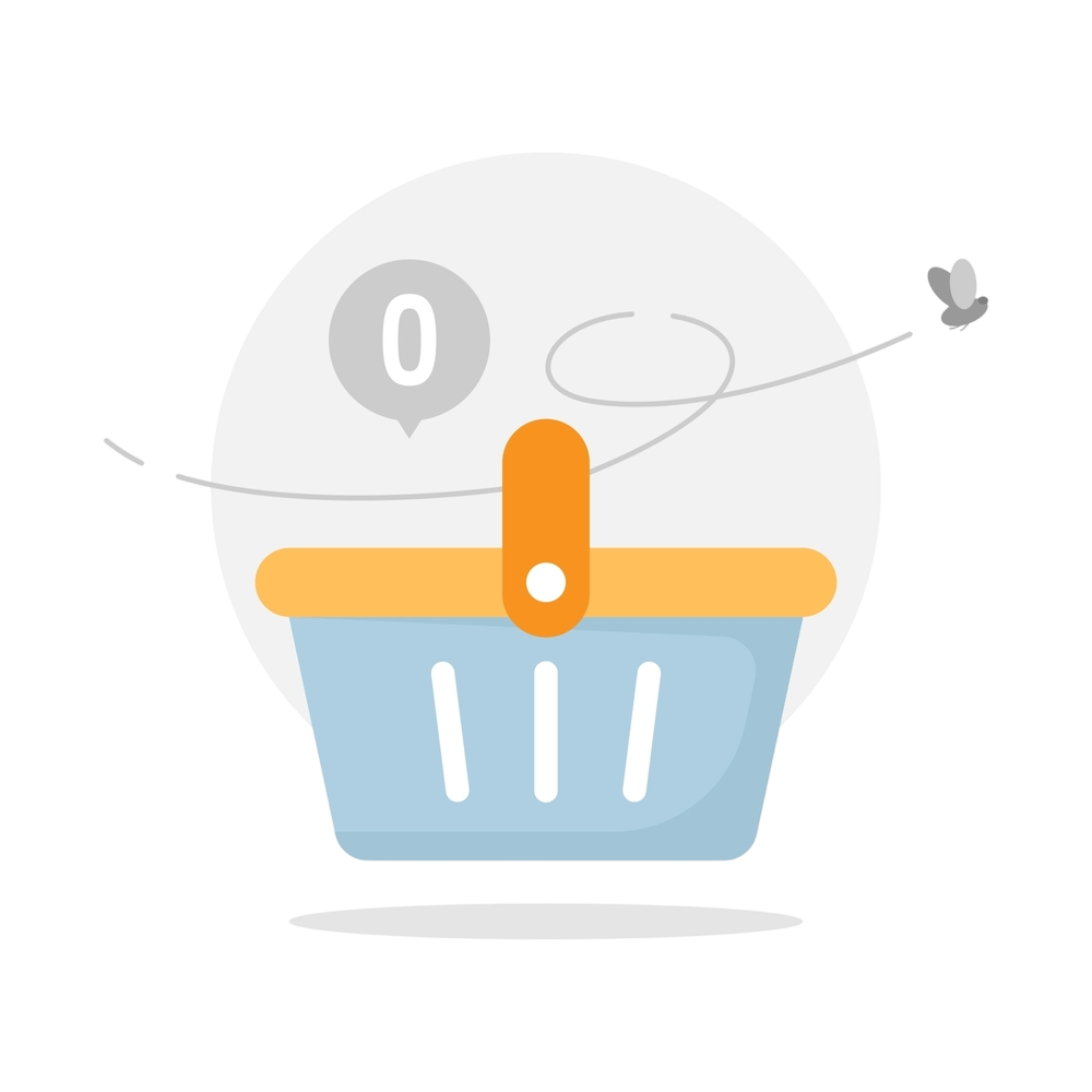 السلة فارغة